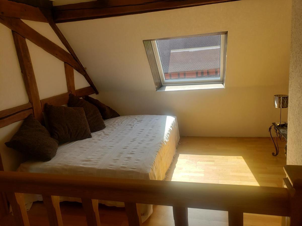 Gite Au Petit Ruisseau-Etage Et Combles-Maison Alsacienne 4 Personnes 4 Nuitees Minimum Langensoultzbach Екстер'єр фото
