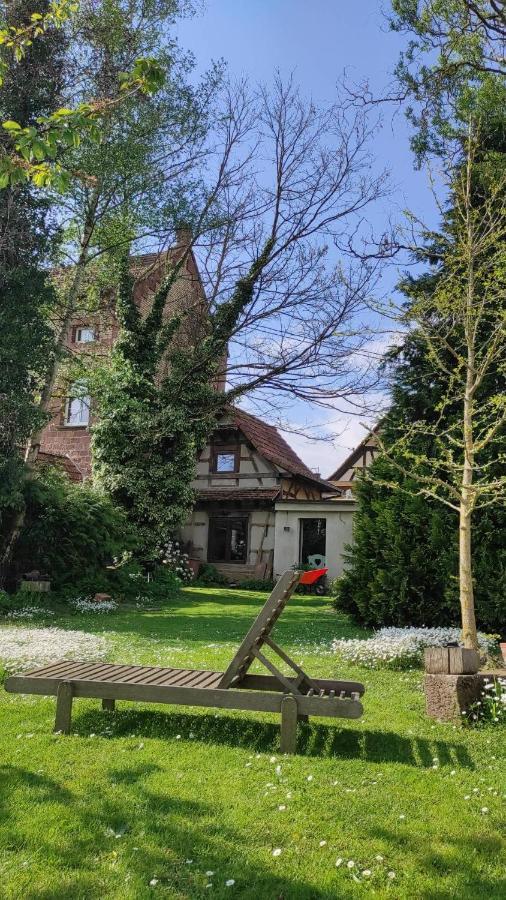 Gite Au Petit Ruisseau-Etage Et Combles-Maison Alsacienne 4 Personnes 4 Nuitees Minimum Langensoultzbach Екстер'єр фото