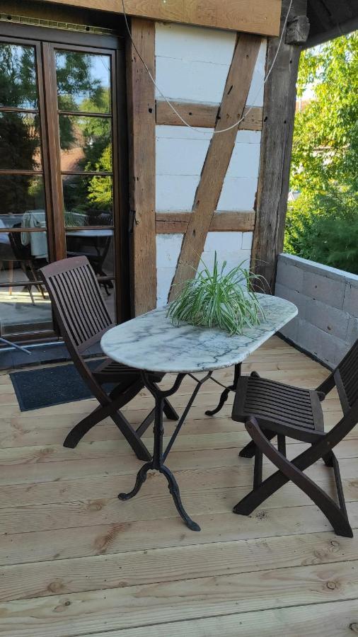 Gite Au Petit Ruisseau-Etage Et Combles-Maison Alsacienne 4 Personnes 4 Nuitees Minimum Langensoultzbach Екстер'єр фото